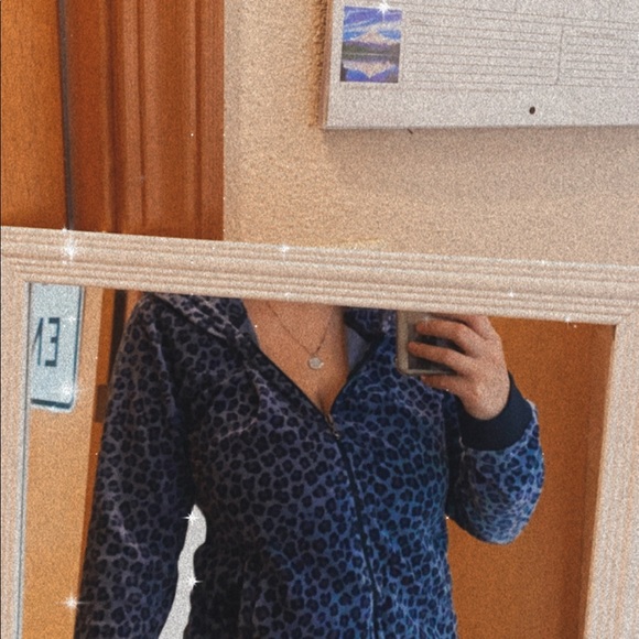 Juicy couture leopard print zip up - Picture 4 of 6